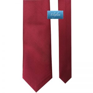C120 CORBATA LISA BURDEOS