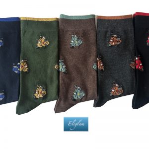 calcetines dibujos vespas