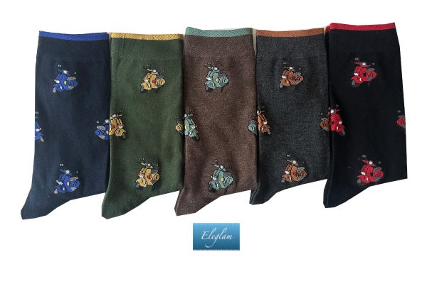 calcetines dibujos vespas