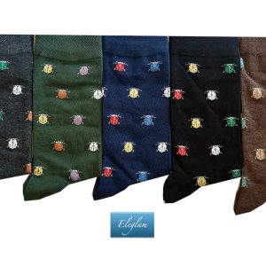 calcetines dibujos mariquitas