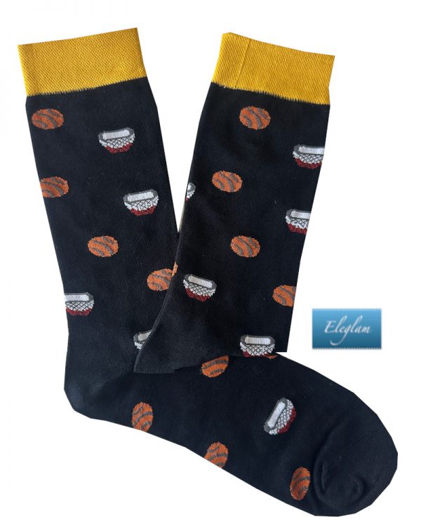 calcetines dibujos baloncesto