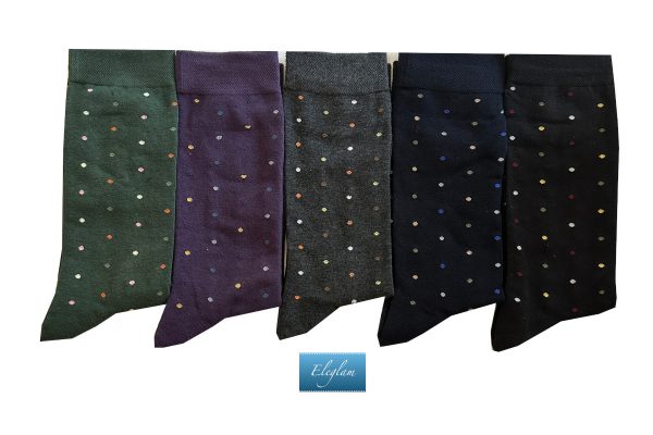 calcetines de lunares
