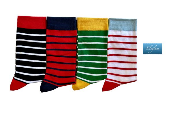 calcetines de rayas